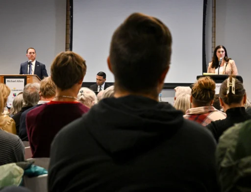 Jena Griswold and Michael Allen clash over experience, Trump in Colorado attorney general debate